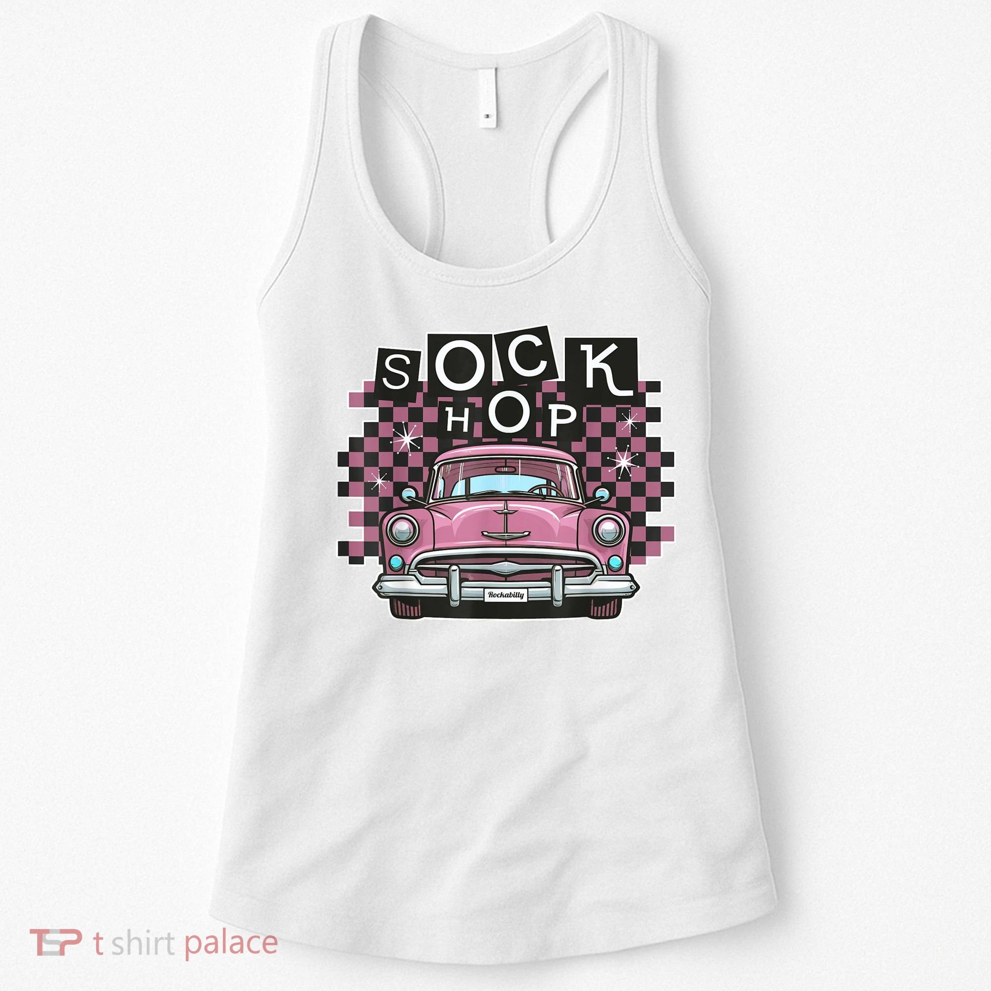 50s Sock Hop Dance Part Retro 1950s Party Doo Wop Rockabilly Women's Tank Top