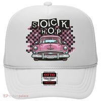 50s Sock Hop Dance Part Retro 1950s Party Doo Wop Rockabilly Hat thumb 0
