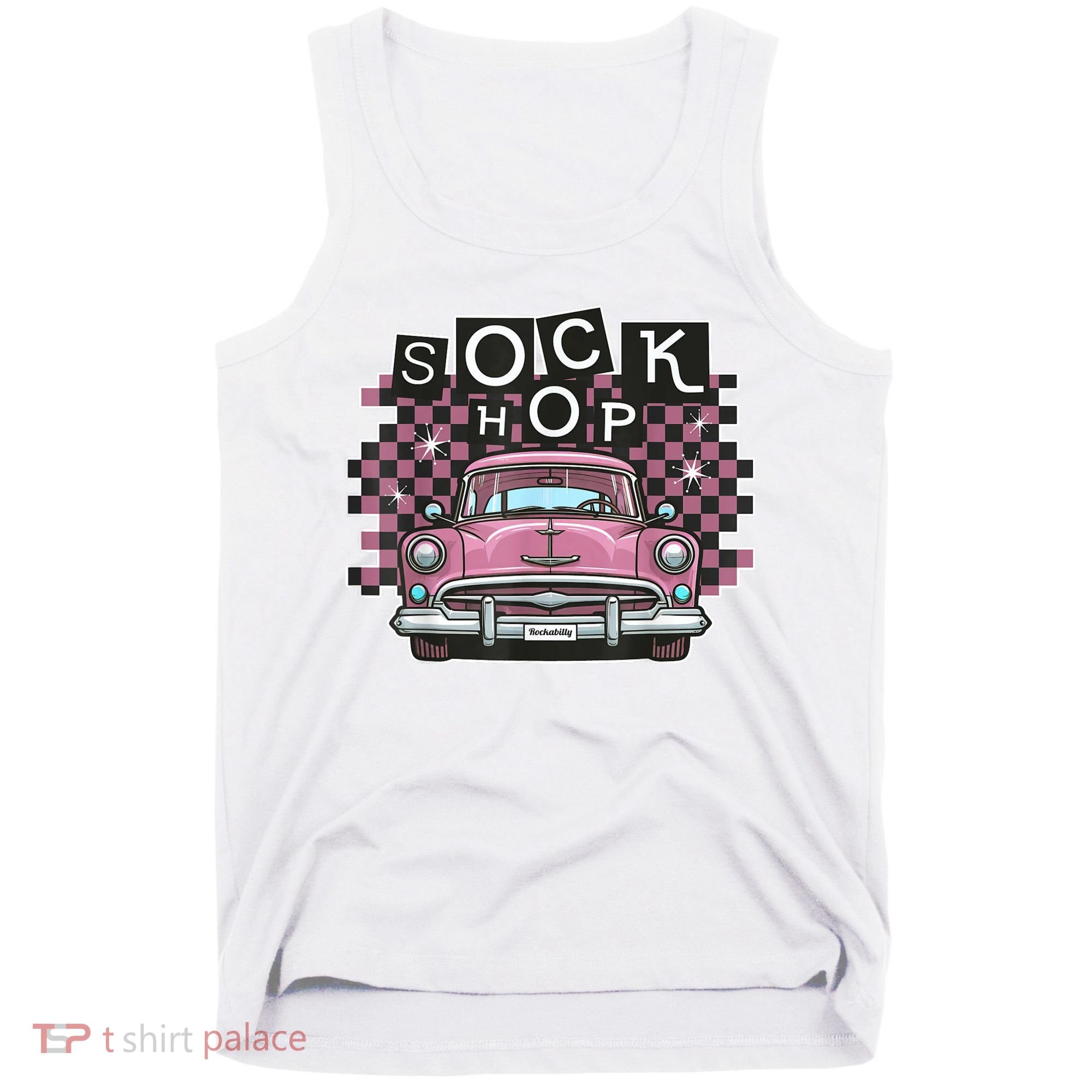 50s Sock Hop Dance Part Retro 1950s Party Doo Wop Rockabilly Tank Top