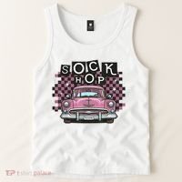 50s Sock Hop Dance Part Retro 1950s Party Doo Wop Rockabilly Tank Top thumb 2