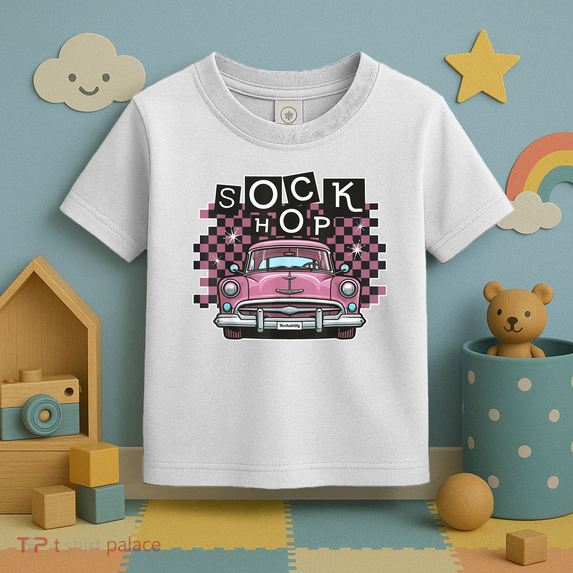 50s Sock Hop Dance Part Retro 1950s Party Doo Wop Rockabilly Toddler T-Shirt