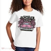 50s Sock Hop Dance Part Retro 1950s Party Doo Wop Rockabilly Kids T-Shirt thumb 2