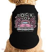 50s Sock Hop Dance Part Retro 1950s Party Doo Wop Rockabilly Doggie Tank thumb 0