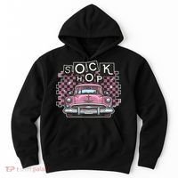 50s Sock Hop Dance Part Retro 1950s Party Doo Wop Rockabilly Hoodie thumb 0