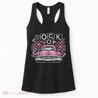 50s Sock Hop Dance Part Retro 1950s Party Doo Wop Rockabilly Women's Tank Top thumb 0