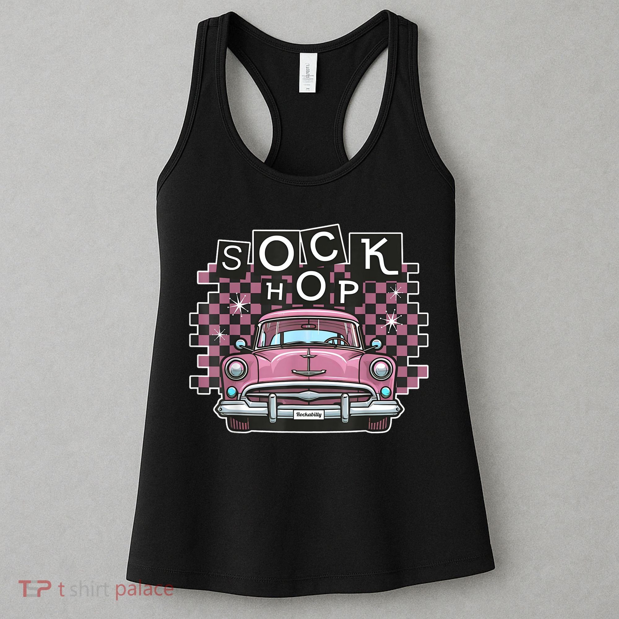 50s Sock Hop Dance Part Retro 1950s Party Doo Wop Rockabilly Women's Tank Top