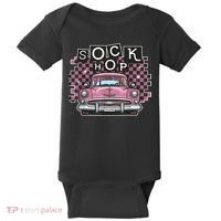 50s Sock Hop Dance Part Retro 1950s Party Doo Wop Rockabilly Baby Bodysuit thumb 0