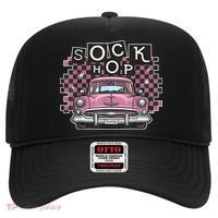 50s Sock Hop Dance Part Retro 1950s Party Doo Wop Rockabilly Hat thumb 0