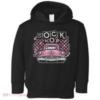 50s Sock Hop Dance Part Retro 1950s Party Doo Wop Rockabilly Toddler Hoodie thumb 0