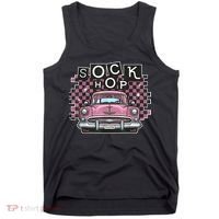 50s Sock Hop Dance Part Retro 1950s Party Doo Wop Rockabilly Tank Top thumb 0