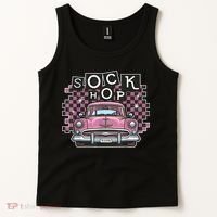 50s Sock Hop Dance Part Retro 1950s Party Doo Wop Rockabilly Tank Top thumb 2