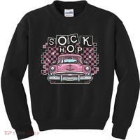 50s Sock Hop Dance Part Retro 1950s Party Doo Wop Rockabilly Kids Sweatshirt thumb 0