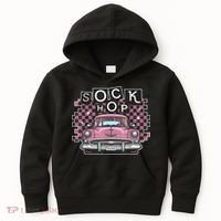 50s Sock Hop Dance Part Retro 1950s Party Doo Wop Rockabilly Kids Hoodie thumb 0