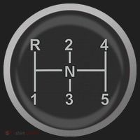 5 Speed Manual Transmission Dogleg Gear Shift Pattern Car Women's Sweatshirt thumb 2