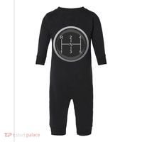 5 Speed Manual Transmission Dogleg Gear Shift Pattern Car Infant Fleece One Piece thumb 0