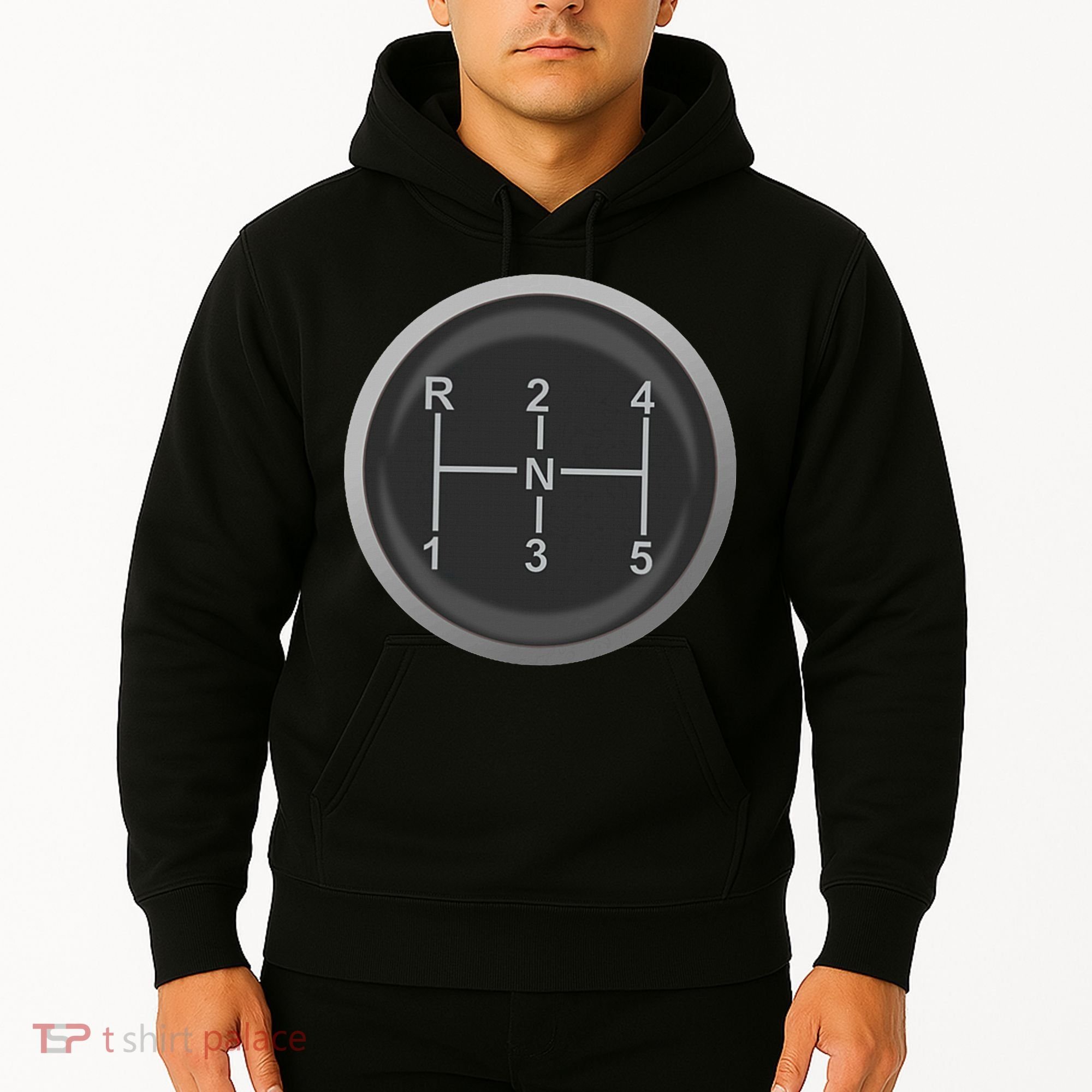 5 Speed Manual Transmission Dogleg Gear Shift Pattern Car Hoodie