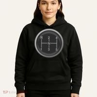 5 Speed Manual Transmission Dogleg Gear Shift Pattern Car Hoodie thumb 5