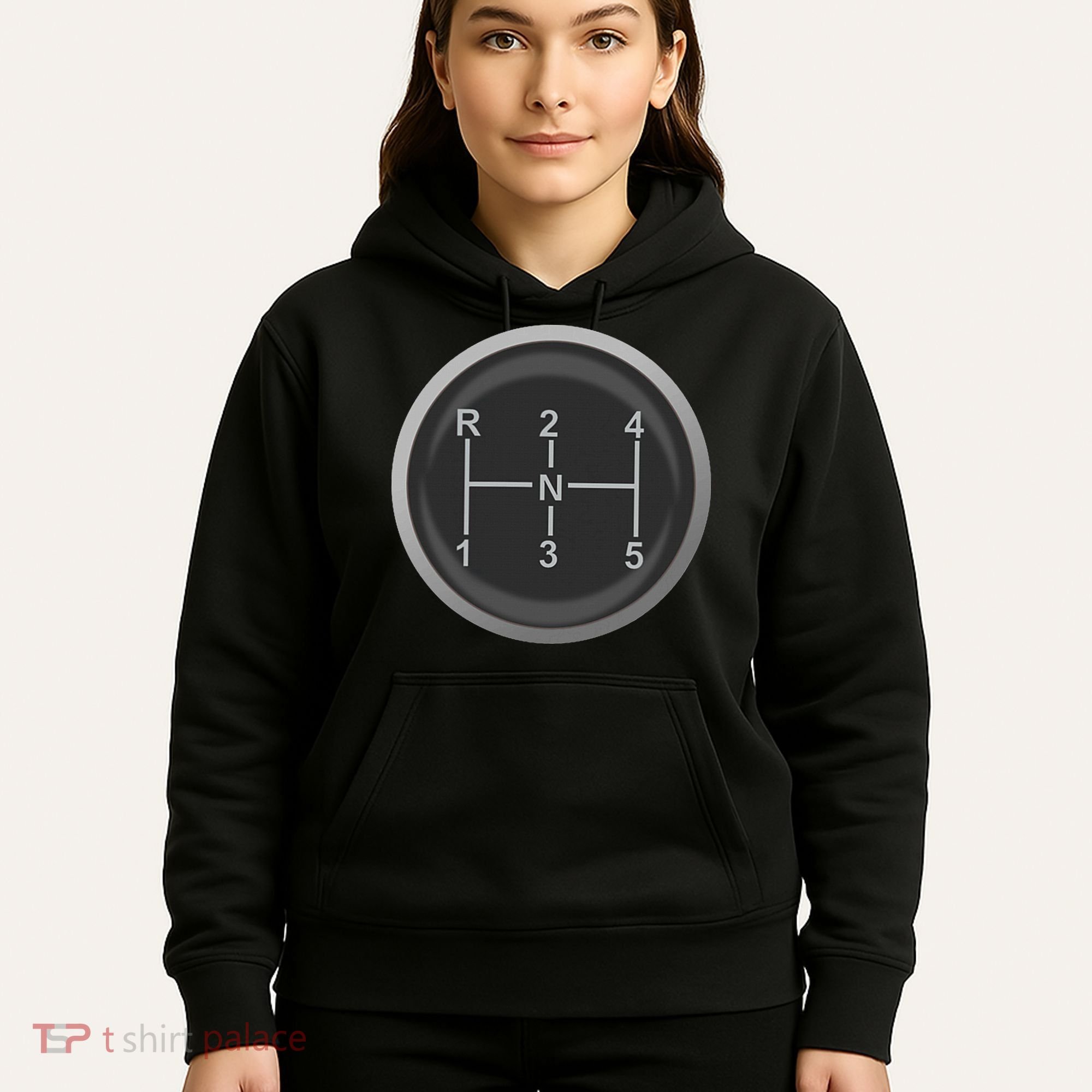 5 Speed Manual Transmission Dogleg Gear Shift Pattern Car Hoodie