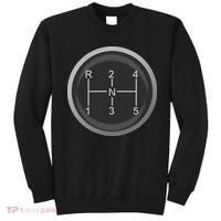 5 Speed Manual Transmission Dogleg Gear Shift Pattern Car Sweatshirt thumb 0
