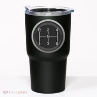 5 Speed Manual Transmission Dogleg Gear Shift Pattern Car Tumbler thumb 0