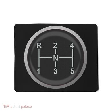 5 Speed Manual Transmission Dogleg Gear Shift Pattern Car Mousepad