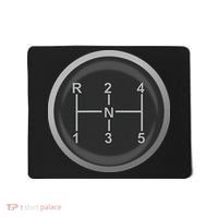 5 Speed Manual Transmission Dogleg Gear Shift Pattern Car Mousepad thumb 0