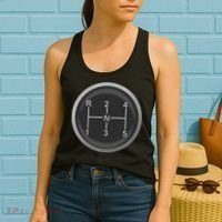 5 Speed Manual Transmission Dogleg Gear Shift Pattern Car Women's Tank Top thumb 2