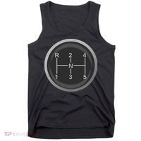 5 Speed Manual Transmission Dogleg Gear Shift Pattern Car Tank Top thumb 0