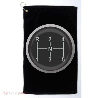 5 Speed Manual Transmission Dogleg Gear Shift Pattern Car Golf Towel