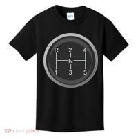 5 Speed Manual Transmission Dogleg Gear Shift Pattern Car Kids T-Shirt thumb 0