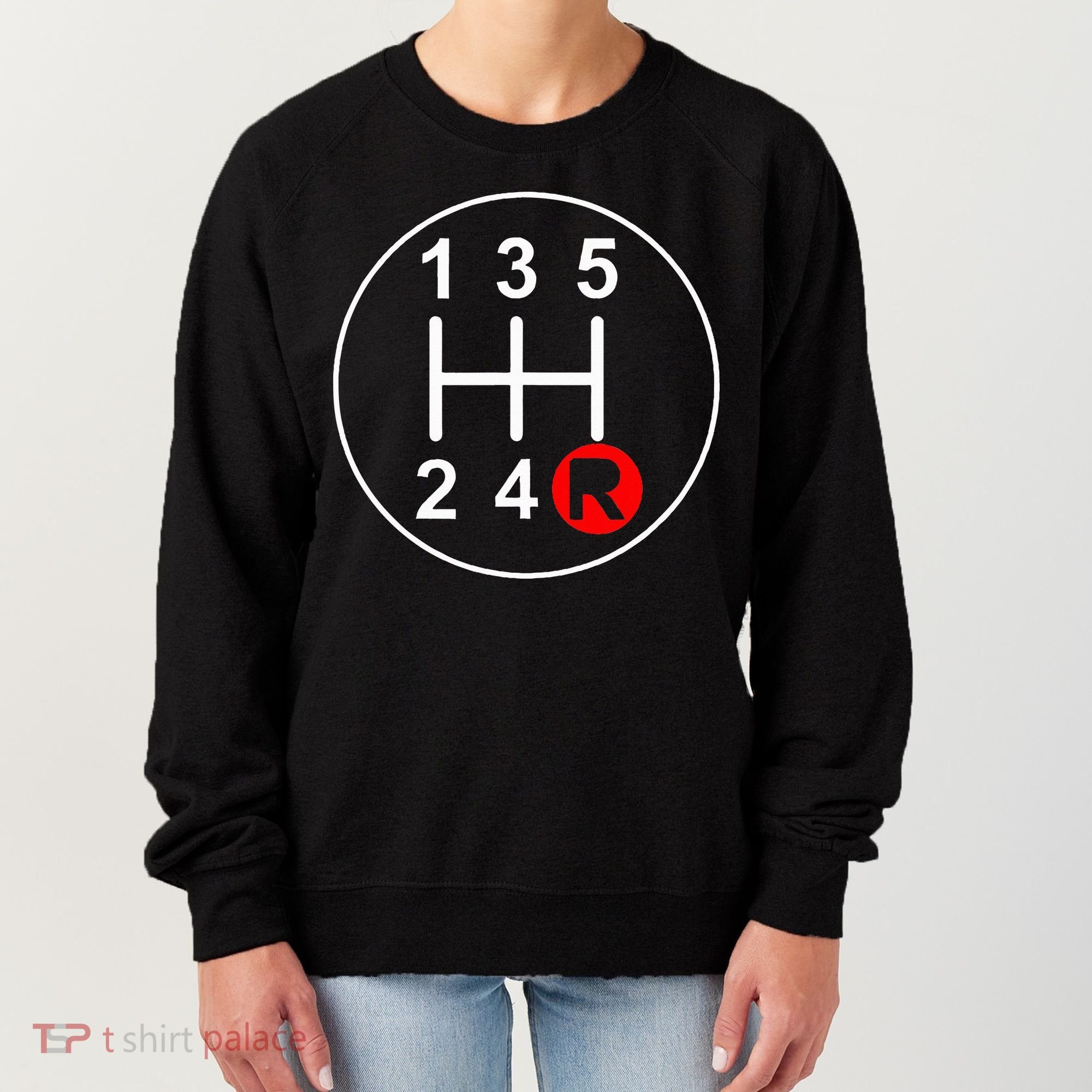 5 Speed Manual Transmission Stick Shift Car Enthusiast Women's Sweatshirt