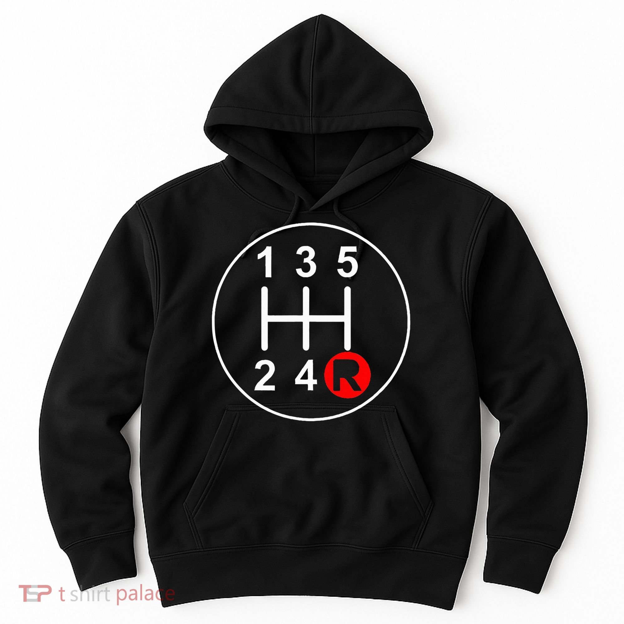 5 Speed Manual Transmission Stick Shift Car Enthusiast Hoodie