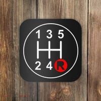 5 Speed Manual Transmission Stick Shift Car Enthusiast Coaster thumb 0