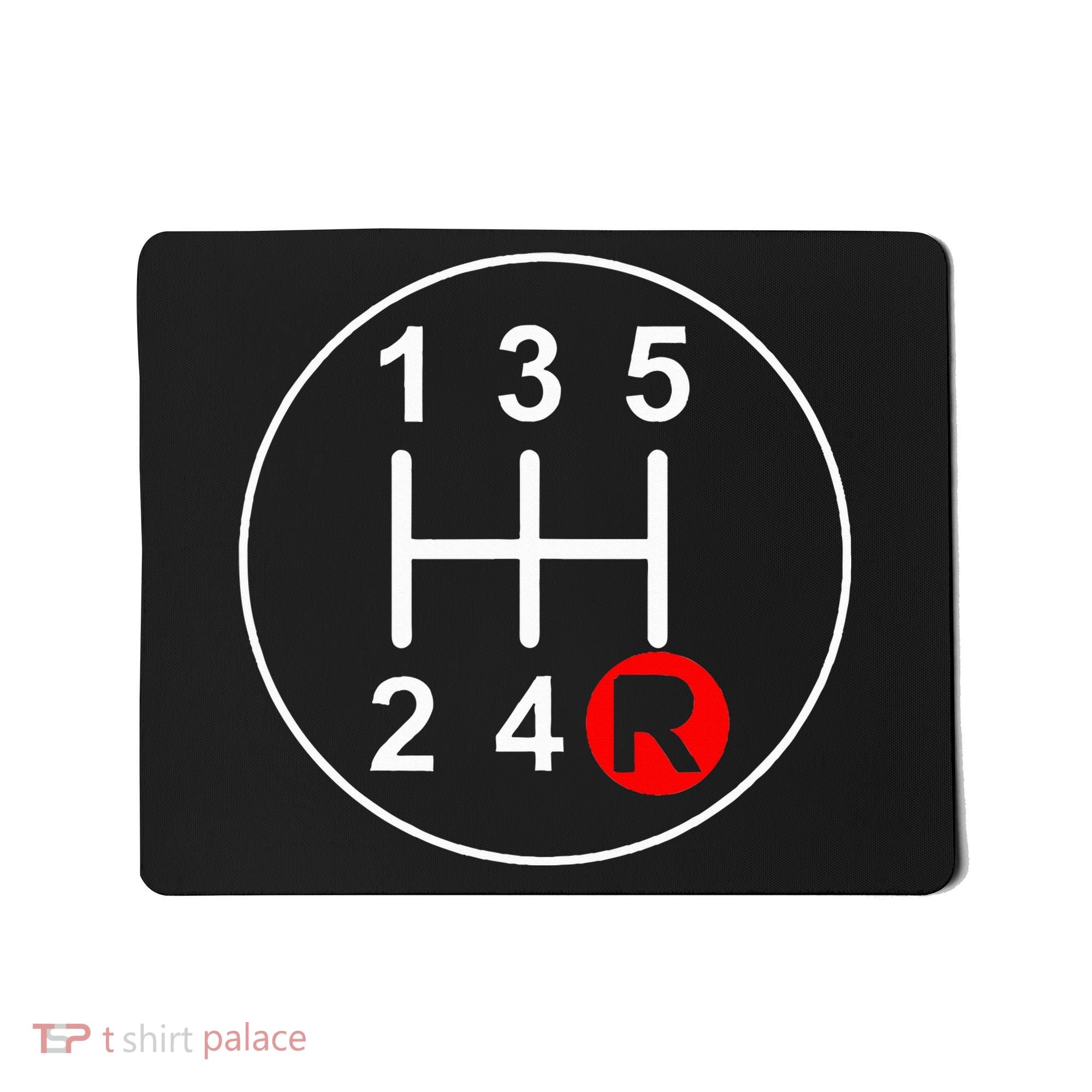 5 Speed Manual Transmission Stick Shift Car Enthusiast Mousepad