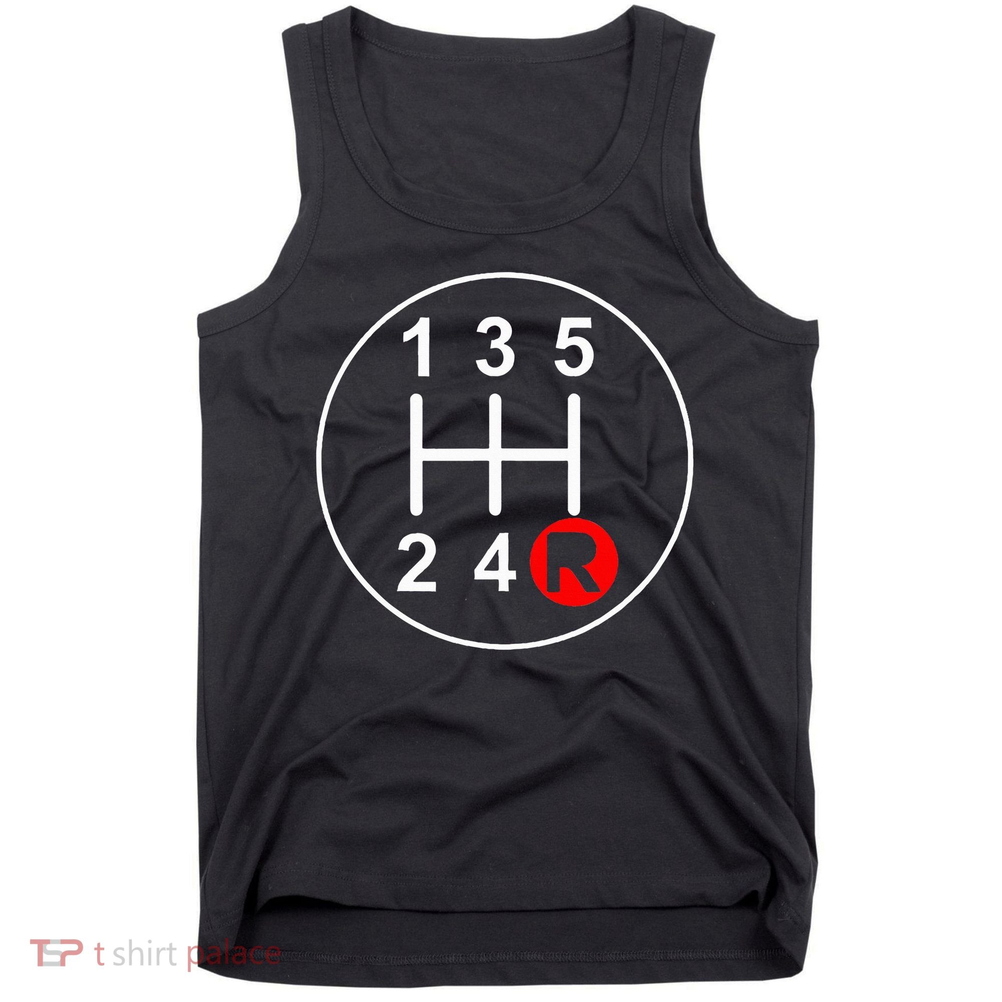 5 Speed Manual Transmission Stick Shift Car Enthusiast Tank Top