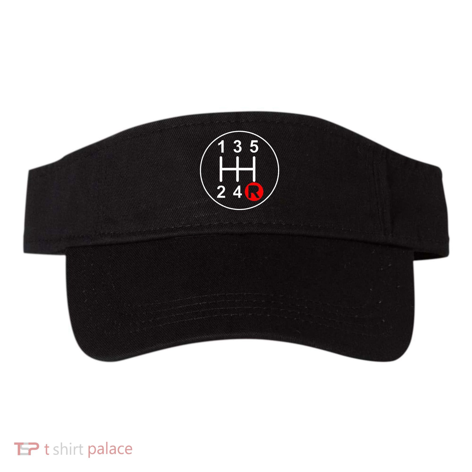 5 Speed Manual Transmission Stick Shift Car Enthusiast Visor