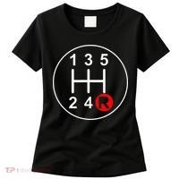 5 Speed Manual Transmission Stick Shift Car Enthusiast Women's T-Shirt thumb 0