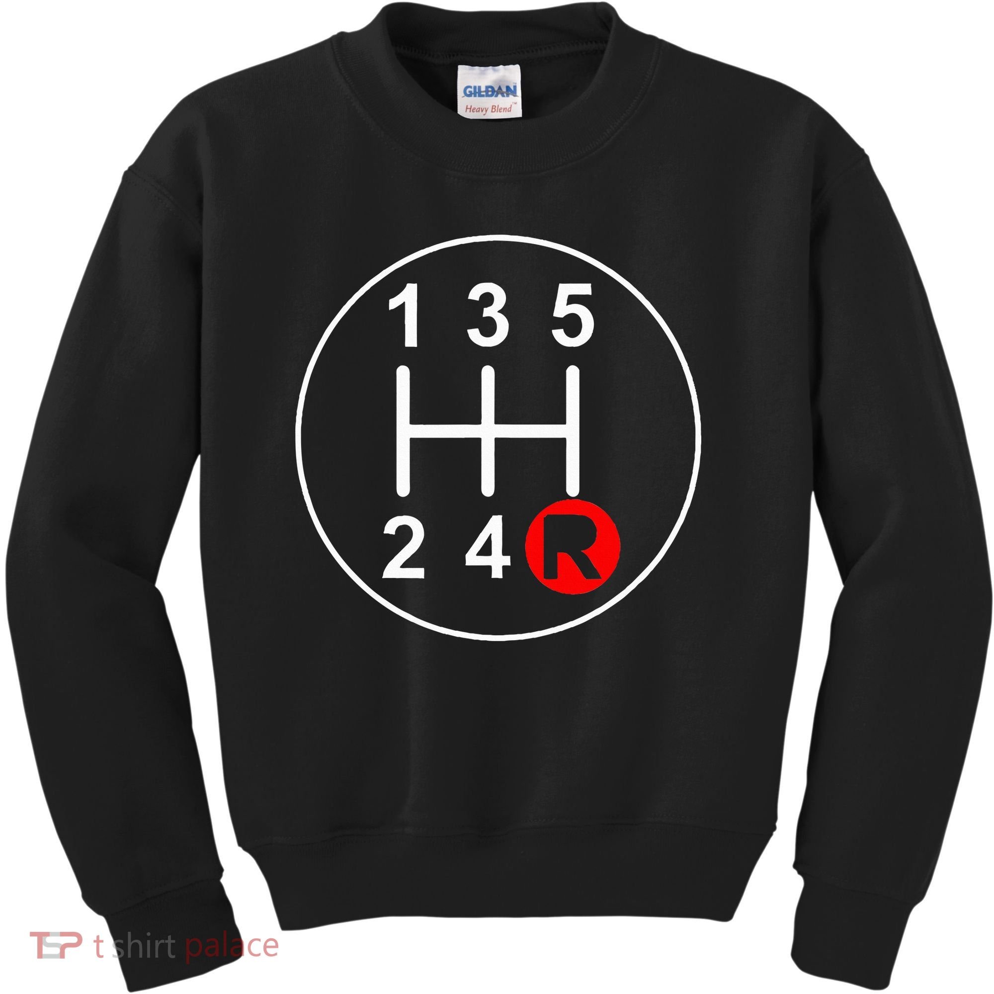 5 Speed Manual Transmission Stick Shift Car Enthusiast Kids Sweatshirt