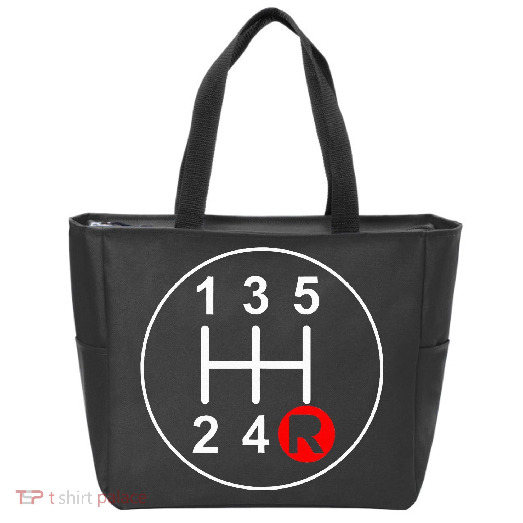 5 Speed Manual Transmission Stick Shift Car Enthusiast Tote Bag