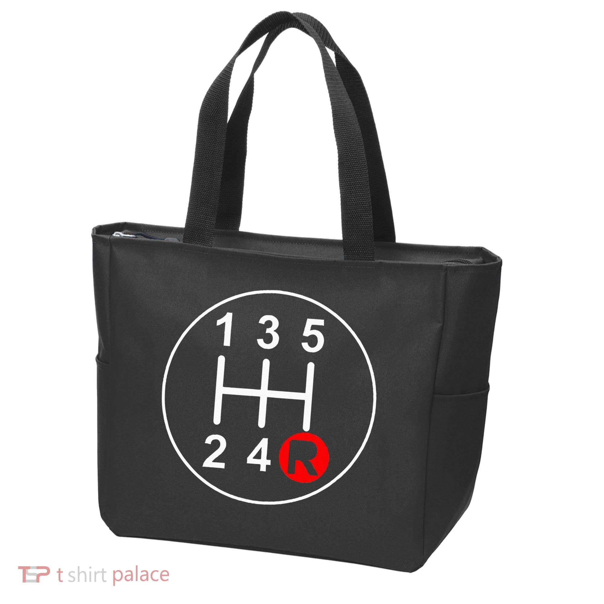 5 Speed Manual Transmission Stick Shift Car Enthusiast Tote Bag