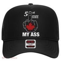 51 St State My Ass Funny Canada Middle Finger Hat thumb 0