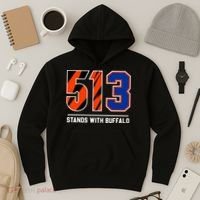 513 Stands With Buffalo Love For 3 Pray For Damar Hoodie thumb 3