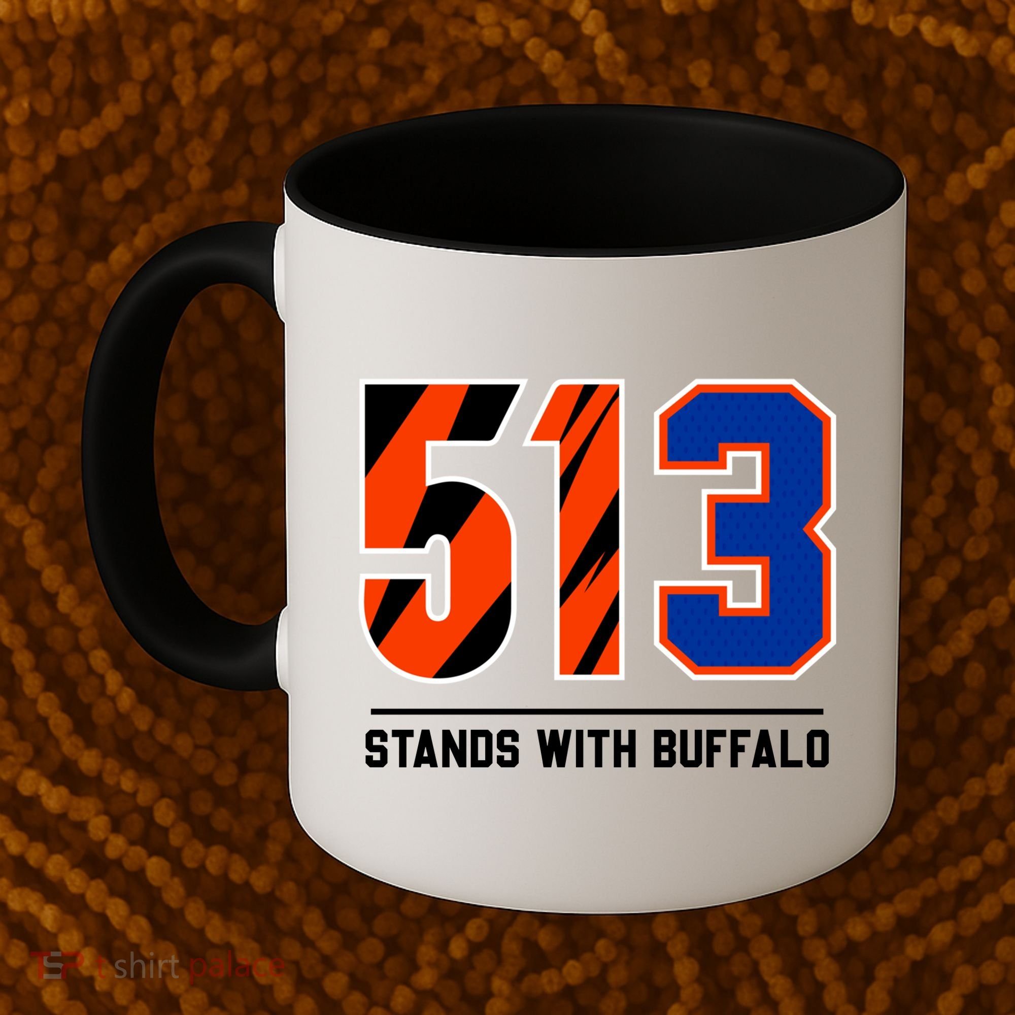 513 Stands With Buffalo Love For 3 Pray For Damar Coffee Mug
