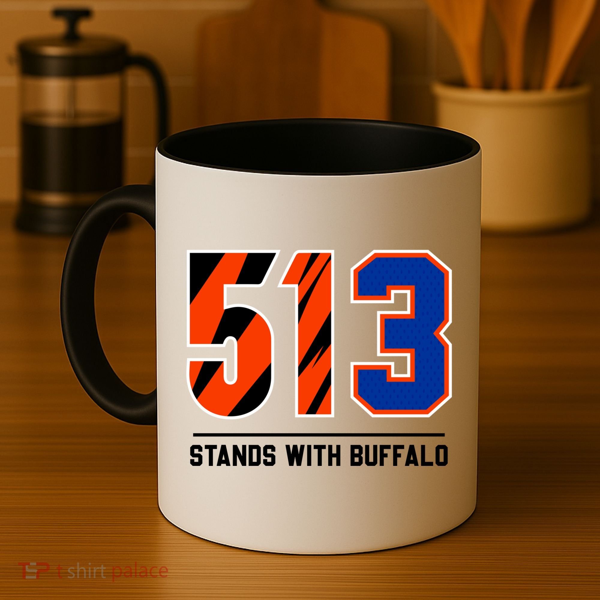 513 Stands With Buffalo Love For 3 Pray For Damar Coffee Mug
