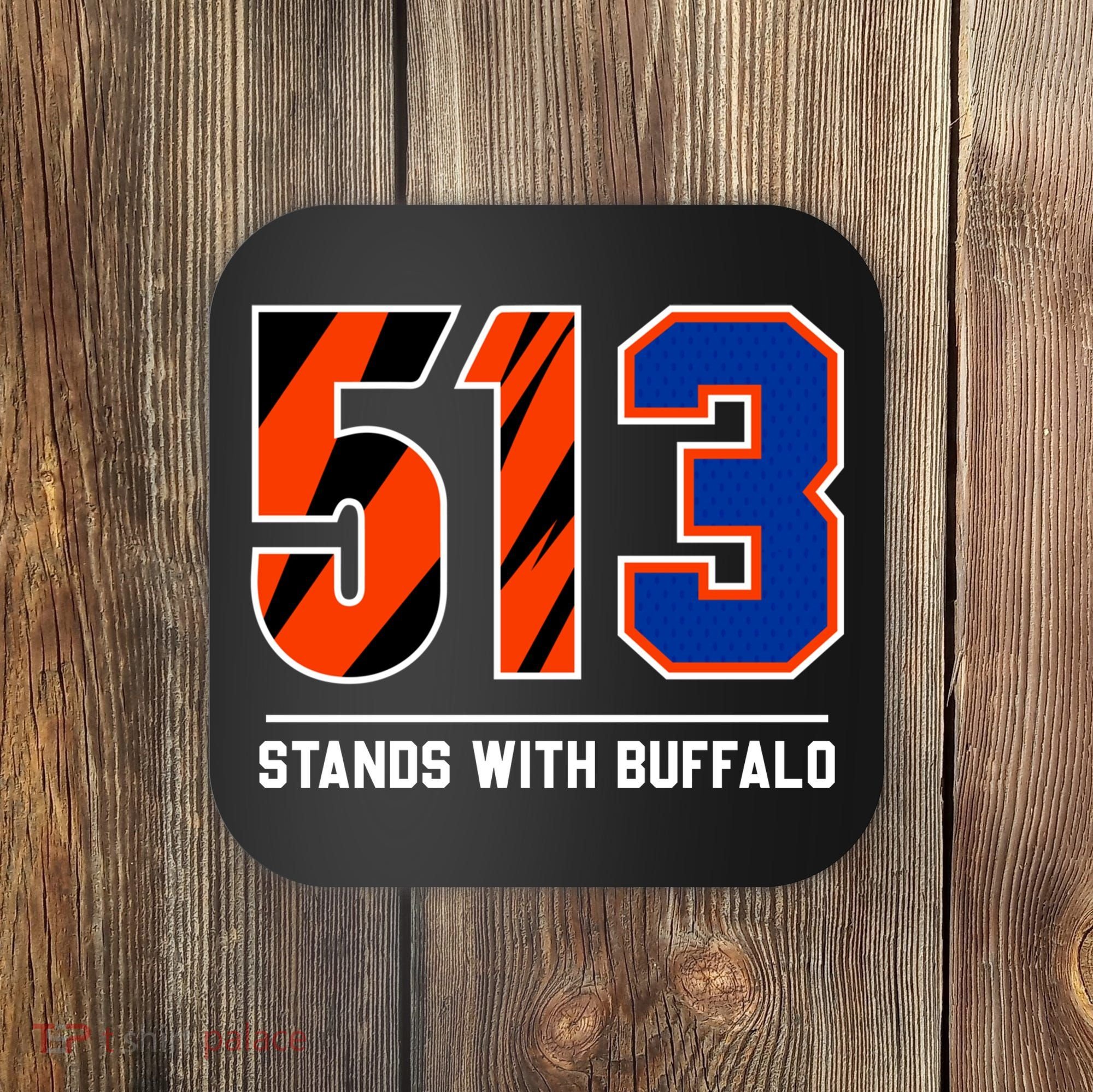 513 Stands With Buffalo Love For 3 Pray For Damar Coaster