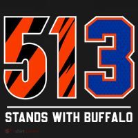513 Stands With Buffalo Love For 3 Pray For Damar Women's Hoodie thumb 2