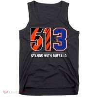 513 Stands With Buffalo Love For 3 Pray For Damar Tank Top thumb 0
