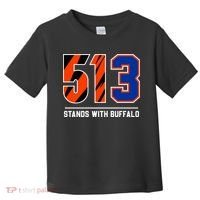 513 Stands With Buffalo Love For 3 Pray For Damar Toddler T-Shirt thumb 0
