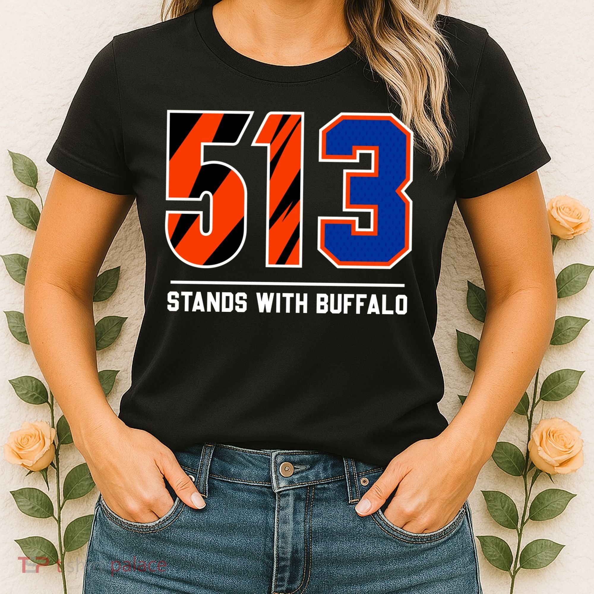 513 Stands With Buffalo Love For 3 Pray For Damar Women's T-Shirt
