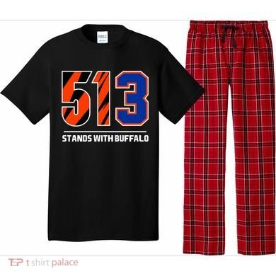 513 Stands With Buffalo Pajama Set